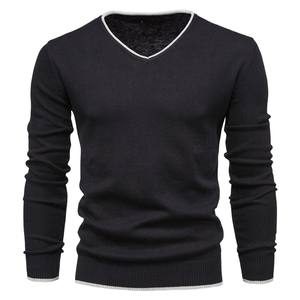 OEM High Quality Oversized Heavyweight Breathable Warm Knit Sweater Lambswool Wool Mens Sweaters Mens Crew Neck Sweaters - Product Image 2