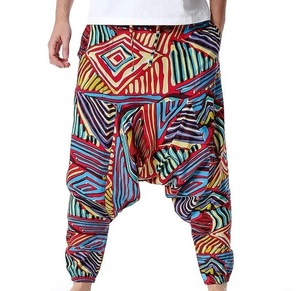 Pantalon de survêtement unisexe à jambe large et droite, style flare, avec entrejambe tombant, coupe ample, poches latérales superposées et taille élastique - Product Image 4