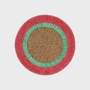 Artistic Seed Beads Embroidery <b>Coaster</b> Decorative Handmade Modern <b>Beaded</b> <b>Coaster</b> Seed Beads Embroidery Unique Design - Product Image 6