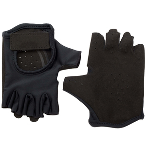 Half-Finger Leather <b>Fitness</b> <b>Gloves</b> for Adults Weightlifting Gym Workout with Wrist Strap for Sports Exercise - Product Image 1