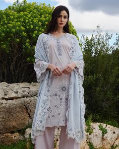 AJM Trade House 5565 Designer ethnique pakistanais femmes Salwar costumes soie formelle et Georgette lourde pour les fêtes - Product Image 6