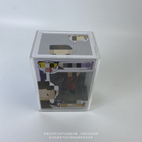 Transparent anti-poussière acrylique Funkos Pop en boîte couvercle coulissant étui collecteur boîte de rangement protecteur pour affichage uniquement