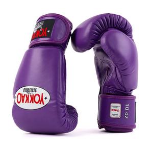 Gants de boxe en cuir de vachette sur mesure de qualité supérieure Yakkao&Twins, gants de compétition professionnels pour l'entraînement au Muay Thai - Product Image 3