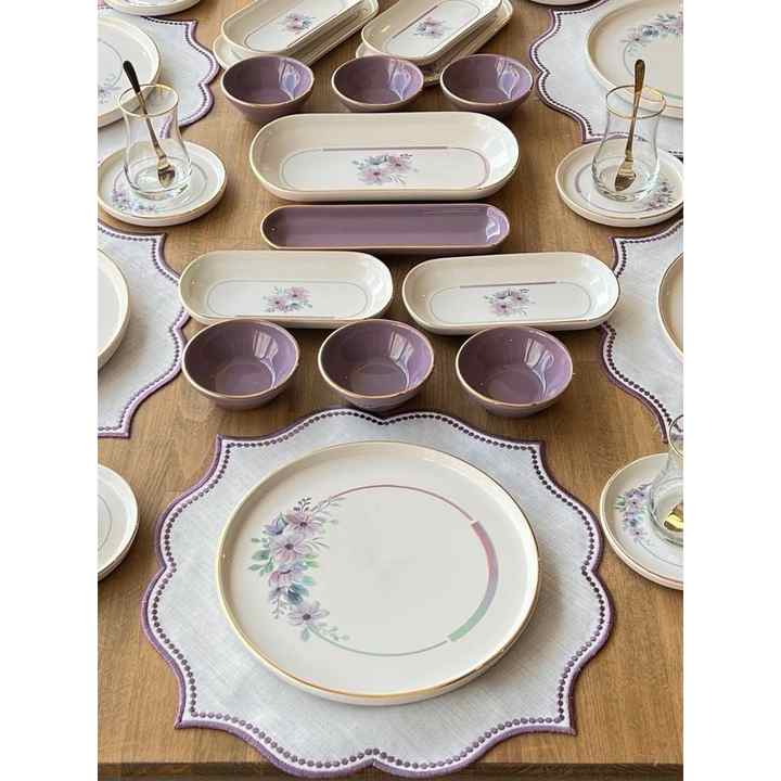 Breakfast Set Lindy 94 Pieces for 12 People
