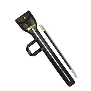 Épée de Commanderie Maçonnique en Acier Damas avec Fourreau, Lame en Acier Damas, Manche en Laiton, Personnalisable OEM, Épée Ornementale pour Cérémonies - Product Image 4