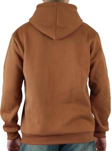 Sudaderas con capucha para hombre con logotipo personalizado, corte regular, forro polar grueso, hombros caídos, algodón de alta calidad, ropa informal sólida de invierno, proveedor mayorista - Product Image 5