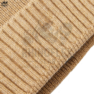 Vente directe d'usine de qualité supérieure sur mesure Logo Beanie Jacquard Caps Meilleure vente Offre Spéciale Bonnet personnalisé - Product Image 6