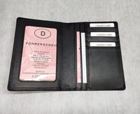 Boîte à gants de véhicule essentielle en cuir PU personnalisée personnalisable porte-documents pour passeport ensemble d'étiquettes à bagages