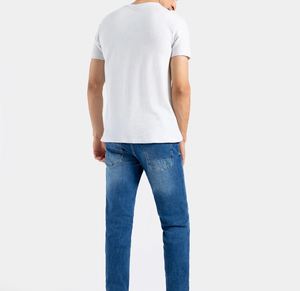 เสื้อคอกลมพิมพ์ลายทันสมัยสำหรับผู้ชายชุดลำลองฤดูร้อนพร้อม100% ผ้าฝ้ายระบายอากาศแห้งเร็วและคุณสมบัติดูดซับเหงื่อ - Product Image 3