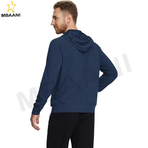 Long Sleeve Kangaroo Pocket Lightweight Heather Golf <b>Quarter</b> <b>Zip</b> Hoodies For <b>Men</b> - Product Image 4