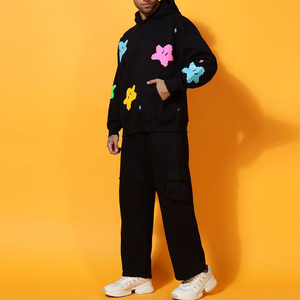 Chándales Personalizados Hombres Casual % 100 Algodón Manga Larga Estilo Jogging Chándales Conjunto Ropa Casual Cómodo Chándal Unisex - Product Image 3