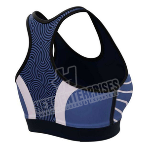 Women's Top Selling Breathable Compressed Sports Bra Pakistan Manufactured Custom Logo Sublimation Plus Size Option Available - Product Image 2