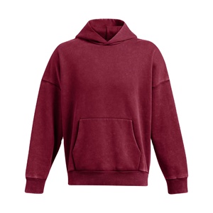 Custom <b>Men's</b> Heavyweight 100% Cotton Fleece <b>Lined</b> Breathable Winter Pullover <b>Hoodie</b>-Factory Direct OEM Service - Product Image 1