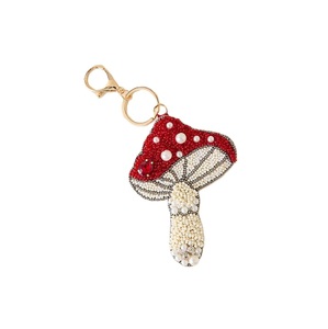 Cute Handmade Beaded Embroidery Keychain Unique Gift Idea Premium Seed <b>Beads</b> Embroidered Keychain With Letter Design - Product Image 4