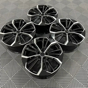 ขอบรถ18 19 20 21 22นิ้ว5X114.3 5X112 5*113มัลติ-พูดสีดำเงาอัลลอยด์สีดำที่กำหนดเองสหรัฐอเมริกา - Product Image 1