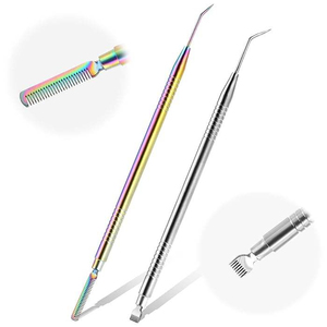 Peigne séparateur d'extension de cils de qualité supérieure avec prise confortable et dents fines de haute qualité - Product Image 1