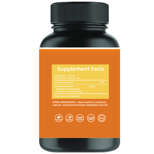 Cápsulas de Ashwagandha con Etiqueta Personalizada OEM, 120 Cápsulas de Ashwagandha, Raíz de Cúrcuma y Pimienta Negra para Adultos, Apoyo Energético - Product Image 2