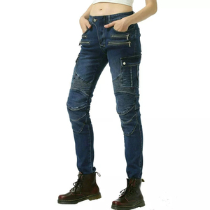 Jeans de moto personnalisés pour hommes et femmes, pantalon de course de moto de haute qualité, protection, denim durable, équipement de motard, service OEM - Product Image 1