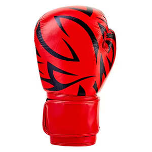 Gants de boxe professionnels unisexes pour adultes, couleur personnalisée, fermeture à boucle et crochet, matière en cuir respirante, vente chaude, dernière nouveauté - Product Image 2