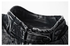 Vestes pour hommes Nouveau design Veste en jean pour hommes Logo personnalisé Matériel en jean original Haute qualité Respirant Séchage rapide Service OEM - Product Image 4