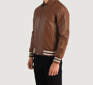 Chaqueta universitaria Letterman bordada personalizada de primera calidad para hombre Ajuste perfecto con cierre de cremallera para chaqueta Bulls Chicago - Product Image 2