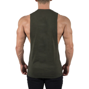 Débardeurs pour hommes en coton / fibre de bambou - Style streetwear lavé, séchage rapide, respirant, écologique, tissu tricoté 220g - Product Image 4