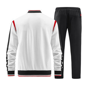 Tenue de jogging Tech en polaire personnalisée de haute qualité pour hommes taille hiver vêtements de sport respirants légers survêtement uni - Product Image 3