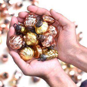 Adornos navideños de cristal vintage a granel estilo antiguo hecho a mano para decoración de vacaciones al por mayor decoraciones de Árboles Retro - Product Image 2