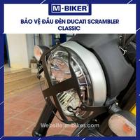 Feux arrière LED jaunes étanches IP67 12V en acier inoxydable CNC pour moto tout-terrain Mbiker Scrambler 400/800, 700g