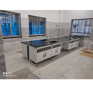 Banco DE TRABAJO DE Metal de calidad superior para laboratorio escolar, mesa de equipo de trabajo de laboratorio de biología moderna, precio de fábrica para uso en taller - Product Image 4