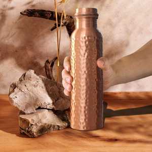 Botella de agua de cobre | 100% de cobre | A prueba de fugas | - Product Image 2