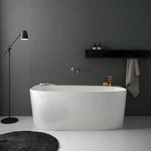 Bañera Ovalada de Pared en Resina de Mármol Siena, Producto de Bañeras Premium - Product Image 2