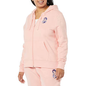 Sudadera con Capucha para Mujer, Diseño Moderno, Estampado Sólido, Algodón Terry, Estilo Hip Hop, Logotipo Frontal, Color Liso - Product Image 4