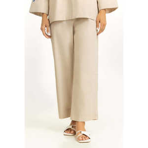 Conjunto Coordinado Bordado Estilo Chino Dobby IPST-44814-A, Ropa de Verano para Mujer, Tallas XS, XL, XXS, Falda por Encima de la Rodilla y Pantalones - Product Image 2