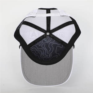 Casquette de golf légère avec logo personnalisé conception de casquette de golf à sangle réglable respirante avec dos en maille - Product Image 3