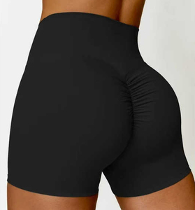 <b>High</b> Quality Breathable Cotton Polyester Gym Clothing Women Yoga <b>Short</b> leggings, Seamless, <b>High</b> <b>Waist</b> - Product Image 2
