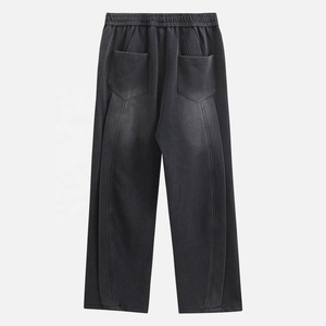 Pantalones para correr para hombre, pantalones de marca para hombre, pantalones de lana negra de Color sólido, pantalones cálidos de alta calidad para mujer y hombre 2025 - Product Image 2