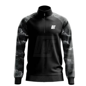Chaqueta Sublimada con Cierre de Cremallera de Cuarto para Hombre, Ligera y de Alto Rendimiento, para Fitness y Uso al Aire Libre - Product Image 2