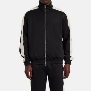 Conjunto de dos piezas personalizado al por mayor 2025 100% algodón francés Terry Sudadera con capucha y cremallera conjunto azul lavado estampado pantalones holgados chándal para hombres - Product Image 4