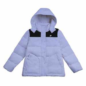 Chaqueta de plumón cálida y resistente al viento para mujer LPMX de alta calidad con sombrero, abrigo esponjoso, chaqueta acolchada de algodón con cremallera y Bolsillo grande - Product Image 1