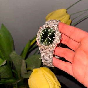 Relojes esqueleto Moissanite | Estilo presidencial de lujo VVS | Suministro mayorista helado - Product Image 3