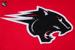 เสื้อแจ็กเก็ตมีตัวสีแดงแขนสีขาว - Product Image 6