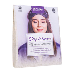 Cosméticos naturales Aromabadekissen Accesorio de baño cómodo y calmante Almohada de baño de malla para dormir y soñar - Product Image 1