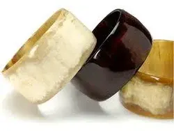 Hecho a mano de calidad superior forma única cuerno de búfalo cuerno de buey Tringle brazaletes Pulseras de Moda naturales para Mujeres Cristianas - Product Image 4