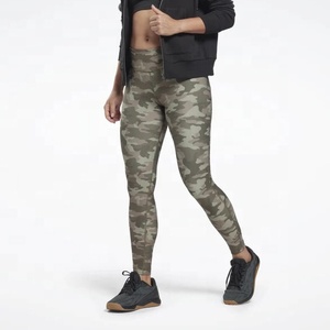 2024 femmes haute qualité Gym Leggings respirant Polyester Spandex vêtements d'entraînement avec taille moyenne Fitness Leggings - Product Image 2