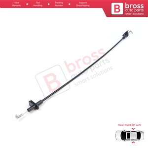 Cable de Liberación de la Cerradura del Manillar Interior de la Puerta Lateral BDP1607 para Fiorino MK3 225 Qubo Nemo Bipper 1365839080, Repuestos para Automóviles Bross - Product Image 4