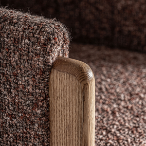 Noor Contemporary Teak High Bar <b>Stool</b> with Swivel Design and Solid Wood Frame <b>for</b> <b>Kitchen</b> Dining Room Cafe Hotel Use - Product Image 5