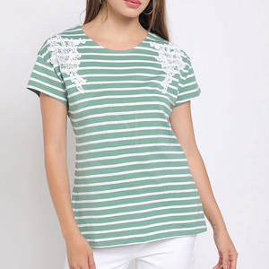 Gran oferta, camisetas de algodón de talla grande XL para mujer, estilo informal, último diseño, ropa de calle con estampado de verano, suministro al por mayor - Product Image 3