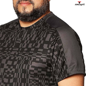 Camiseta de Hombre Extra Grande, Tejida en Algodón 100%, Personalizada, de Corte Holgado, Impresión Digital, Secado Rápido, Transpirable, Hecha en Pakistán, Muy Popular - Product Image 6