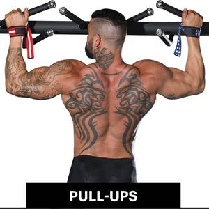 Sangles de musculation en néoprène antidérapantes, bandages de levage de poids, sangles en coton et silicone pour traction dure, accessoire de musculation confortable - Product Image 2